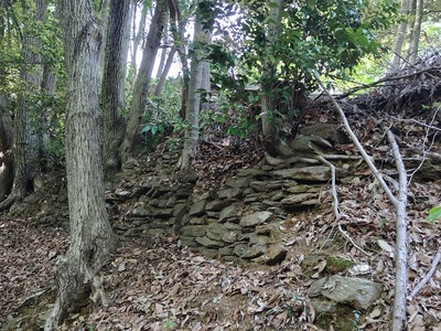 郭１南側の石積
