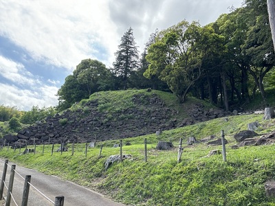登城口横の石垣