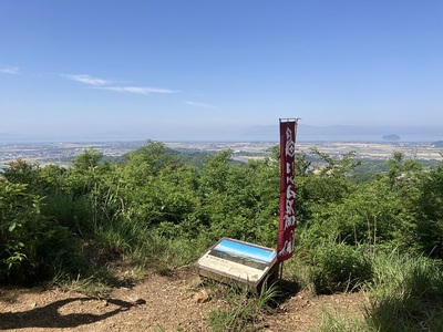 本丸付近からの琵琶湖