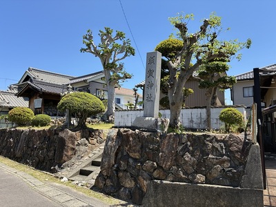 楽田城・須賀神社近景