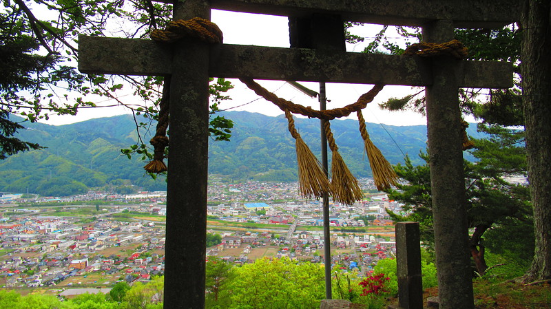 三の郭の神社からの眺望