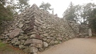 神戸城、天守台の石垣…