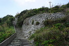 石垣と階段