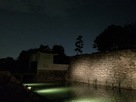 京の七夕・本丸櫓門と堀と石垣…