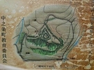 八幡城の平面図…