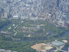 大阪城、空から…