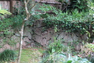 吐月峰柴屋寺境内の石垣…