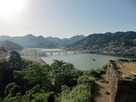 本丸から熊野川の眺め…