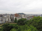 展望台から松山城方面…