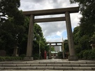 石浜神社・鳥居と社殿…