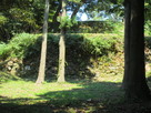 温井屋敷跡の石垣…