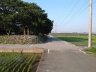 城址公園と新幹線…