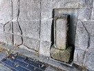 衣笠城追手口遺跡の石碑…
