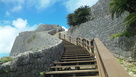 登城への階段