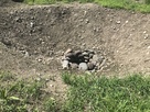 本丸 井戸の発掘現場…
