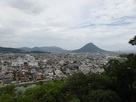 城跡から眺める讃岐富士…