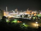 天守台から望む甲府駅の夜景…