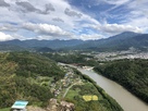 展望台から木曽川の眺め…