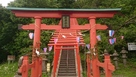 稲荷神社の鳥居…