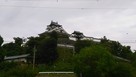 駐車所から見た福知山城です…