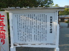 矢宮神社の看板…