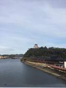 天守と長良川