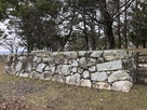 湖岸の石垣