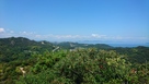 永納山城山頂からの風景…