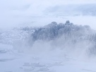 雪の大野城