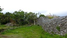 石垣と城内風景