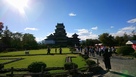 黒門側から松本城を望む…
