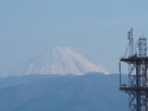 天守台から見える富士山…