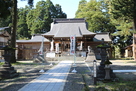 御玄関跡と戸澤神社…