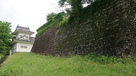 大手門脇櫓と石垣(北側から)…
