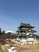 天守閣 岩木山