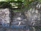 北櫓の石垣石段