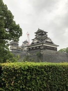 加藤神社前から宇土櫓、復興大天守…