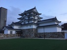 早朝の尼崎城