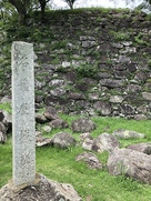 名護屋城入口の石垣