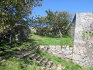 鉄門跡の石垣