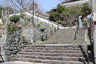 松浦資料博物館の石垣…