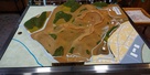 河後森城跡の模型