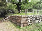 本丸虎口櫓門の石垣…