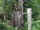 旭神社に建つ石碑…