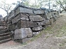 徳島城の土累　石段　石垣