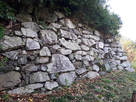 城内に残る最大の石垣