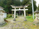 成島八幡神社入口