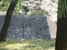 蓮池二重櫓跡の石垣…