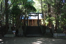 本丸跡に建てられた千早神社