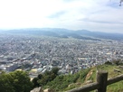 本丸跡から鳥取市街を見る…